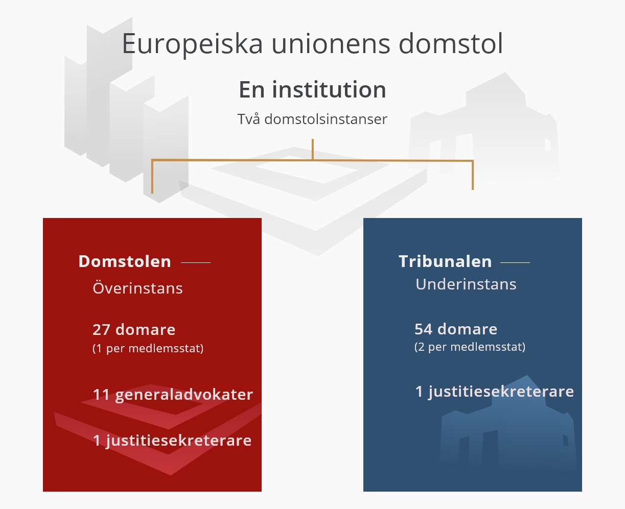En institution - Två domstolsinstanser SV