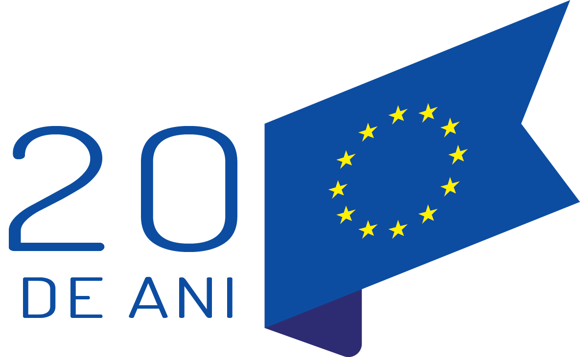 20 years logo colours RO